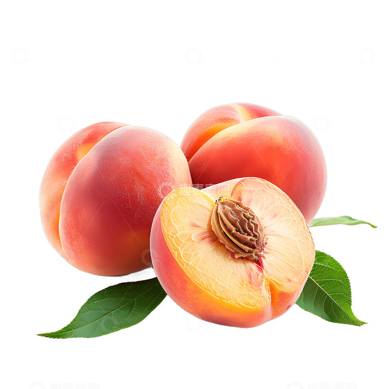 高清大图下载【趣麦麦图】水蜜桃桃子水果