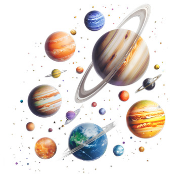 宇宙卡通星球太空