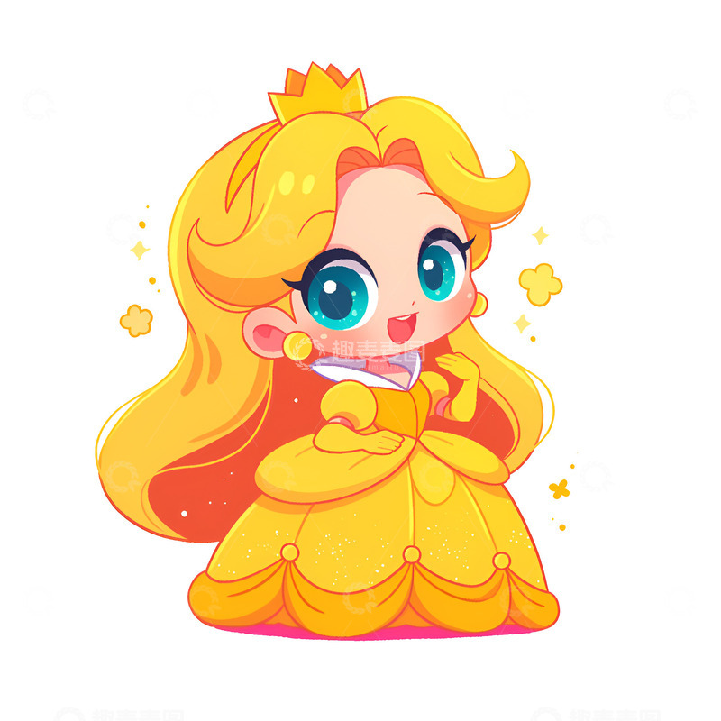 高清大图下载【趣麦麦图】一位可爱的公主