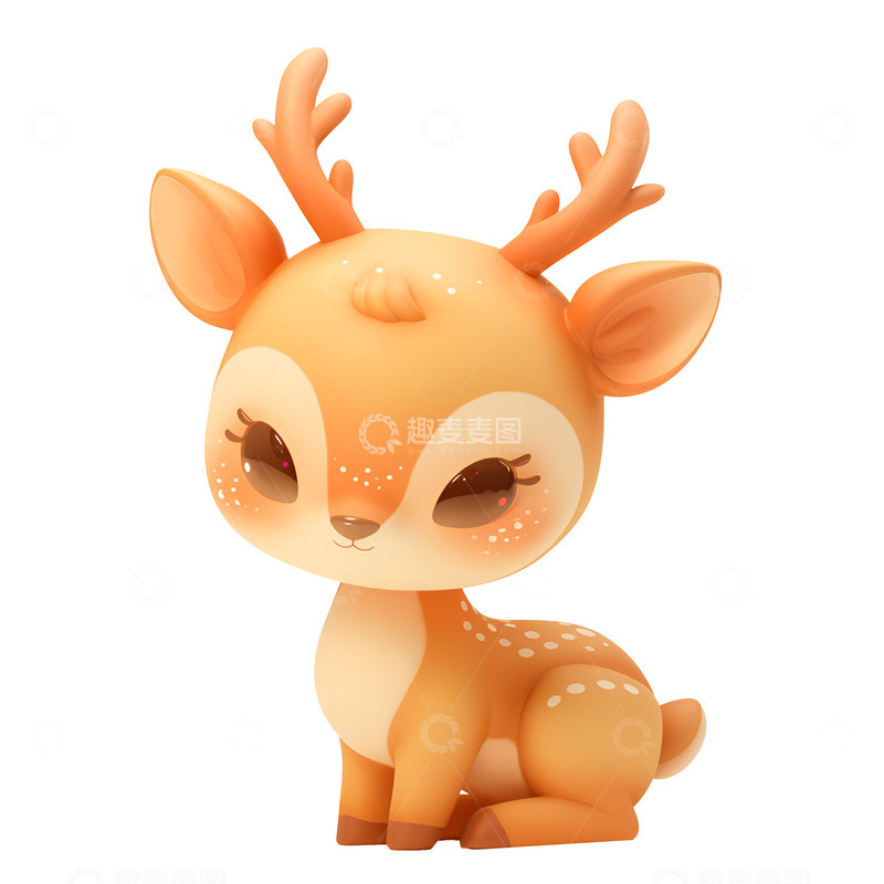 一只可爱的小鹿