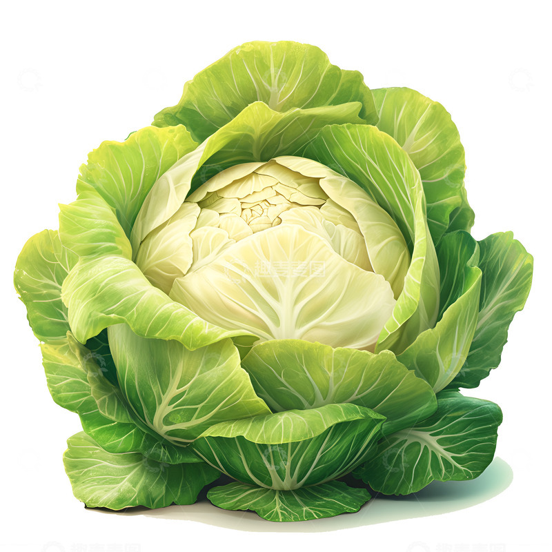 高清大图下载【趣麦麦图】一颗新鲜的包菜