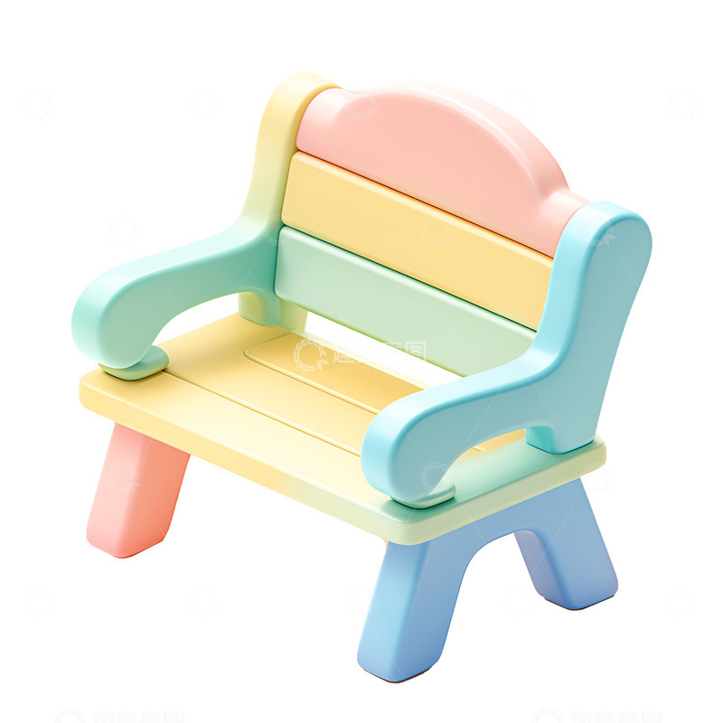 高清大图下载【趣麦麦图】一把彩虹椅子