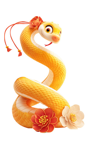 蛇年元素喜庆过新年素材