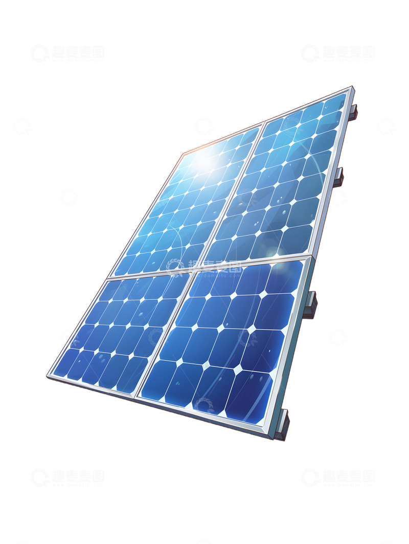 高清大图下载【趣麦麦图】太阳能面板科技