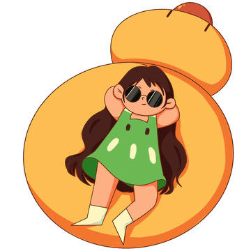 水上乐园漂流女孩漂流