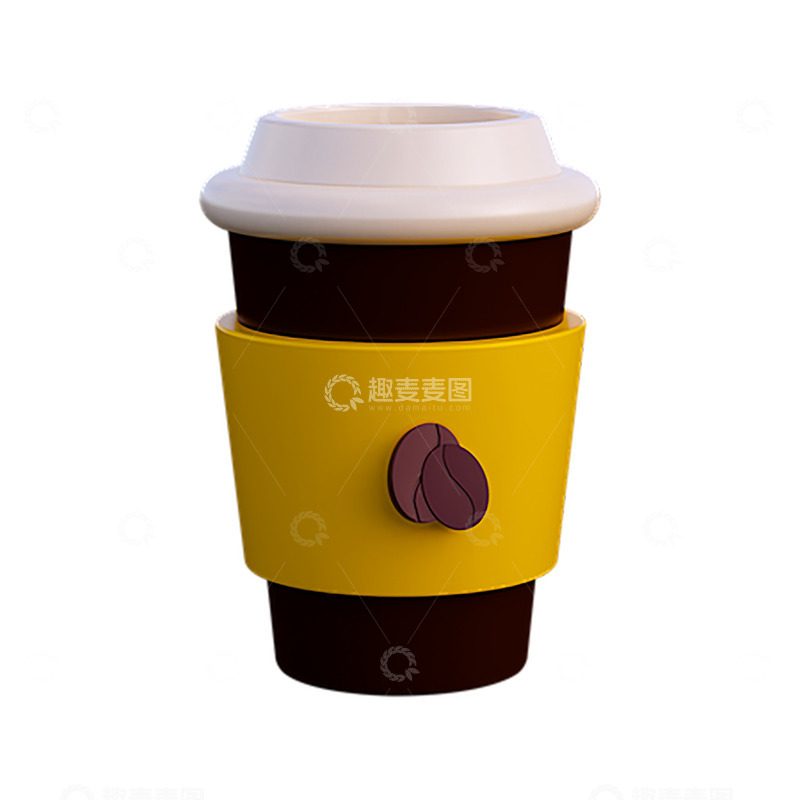 高清大图下载【趣麦麦图】咖啡3d素材