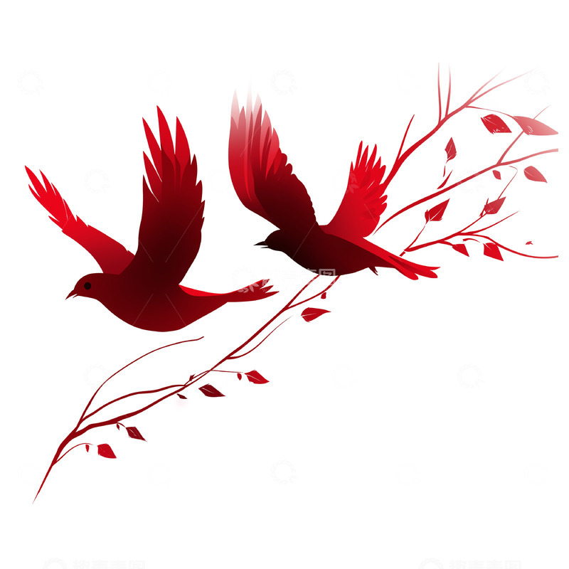 高清大图下载【趣麦麦图】和平鸽国庆节日手绘素材