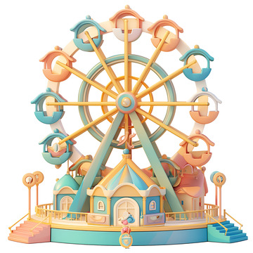一个小型摩天轮