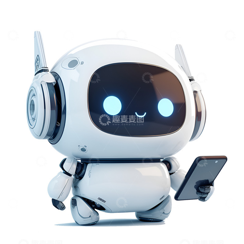 高清大图下载【趣麦麦图】智能科技机器人