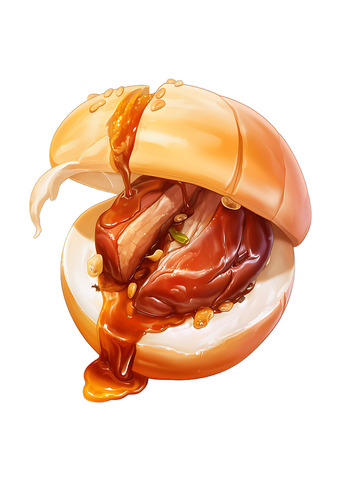 肉夹馍美食点心