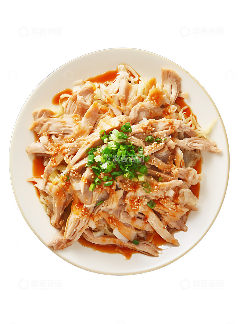 高清大图下载【趣麦麦图】麻辣鸡丝鸡块