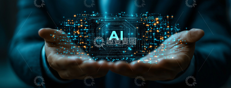 高清大图下载【趣麦麦图】人工智能AI科技创意摄影图