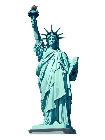 自由女神像卡通