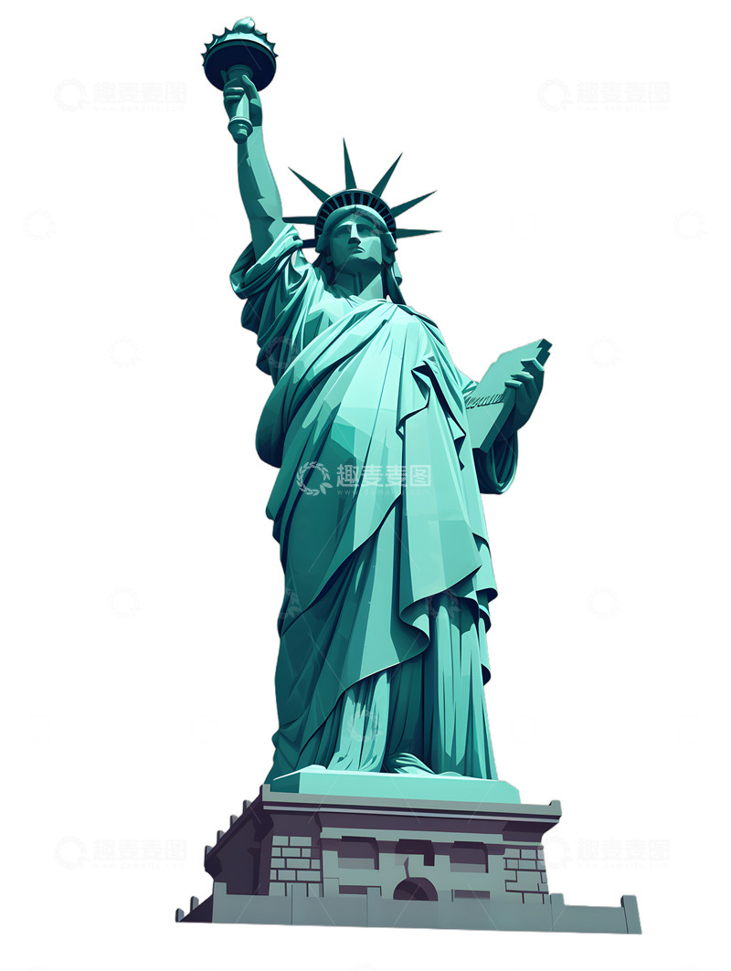 高清大图下载【趣麦麦图】自由女神像景观