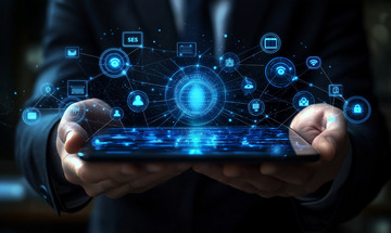 创意人工智能元素商务科技摄影图