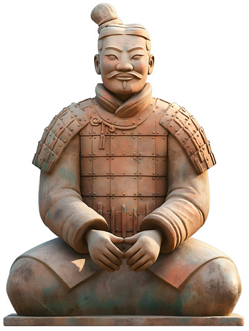 兵马俑士兵模型