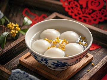 一碗元宵摄影图