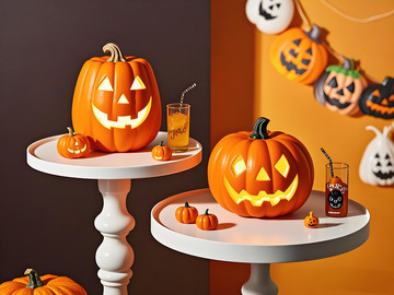 万圣节节日AI摄影图