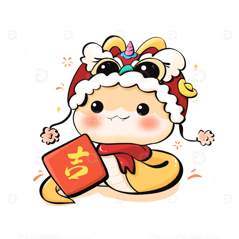 2025新年蛇年卡通IP形象