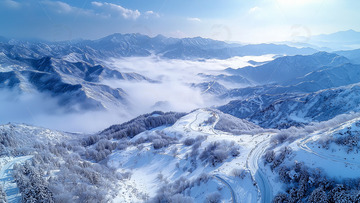 冬季雪景摄影图2