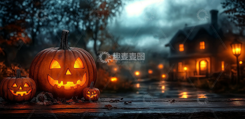 万圣节节日AI摄影图3