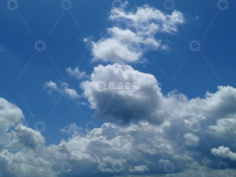 蓝天白云摄影图