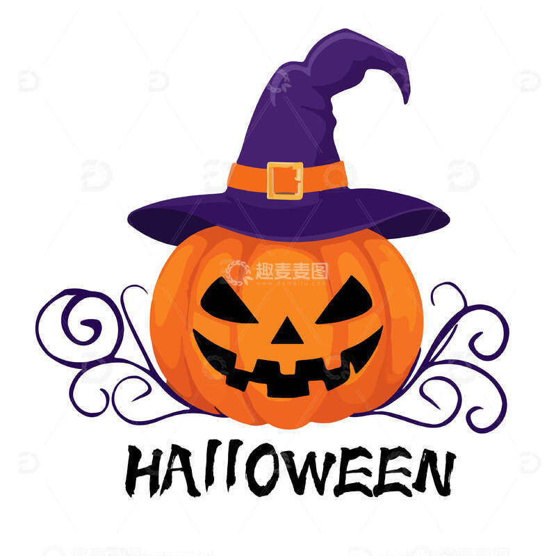 源文件下载【趣麦麦图】万圣节南瓜万圣节免扣素材