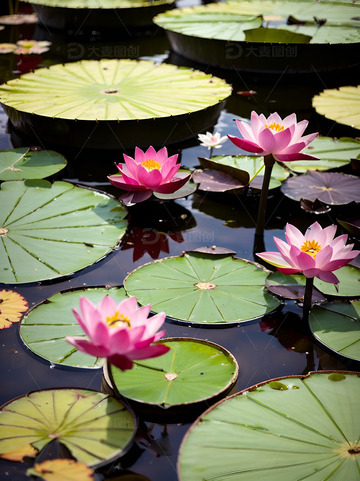 荷叶荷花摄影素材4