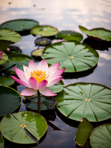 荷叶荷花摄影素材2