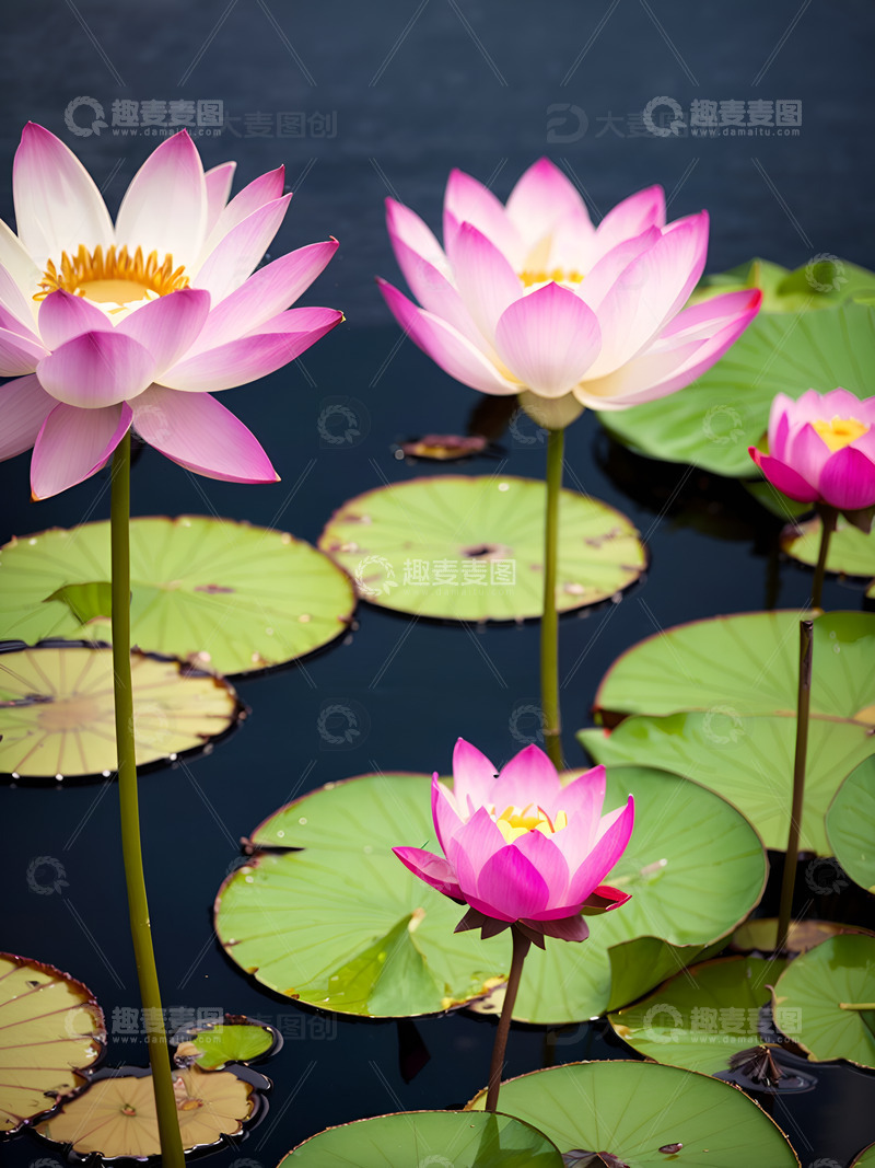 高清大图下载【趣麦麦图】荷叶荷花摄影素材3