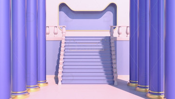 猫头电商活动背景素材