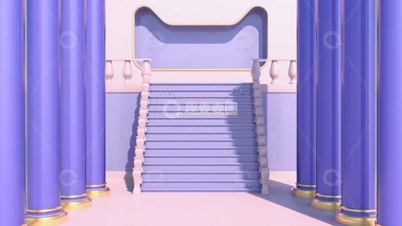 猫头电商活动背景素材