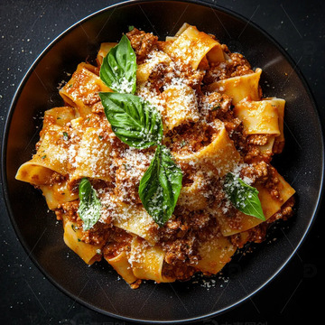 美食拍摄意大利肉酱面