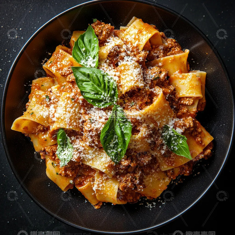 美食拍摄意大利肉酱面