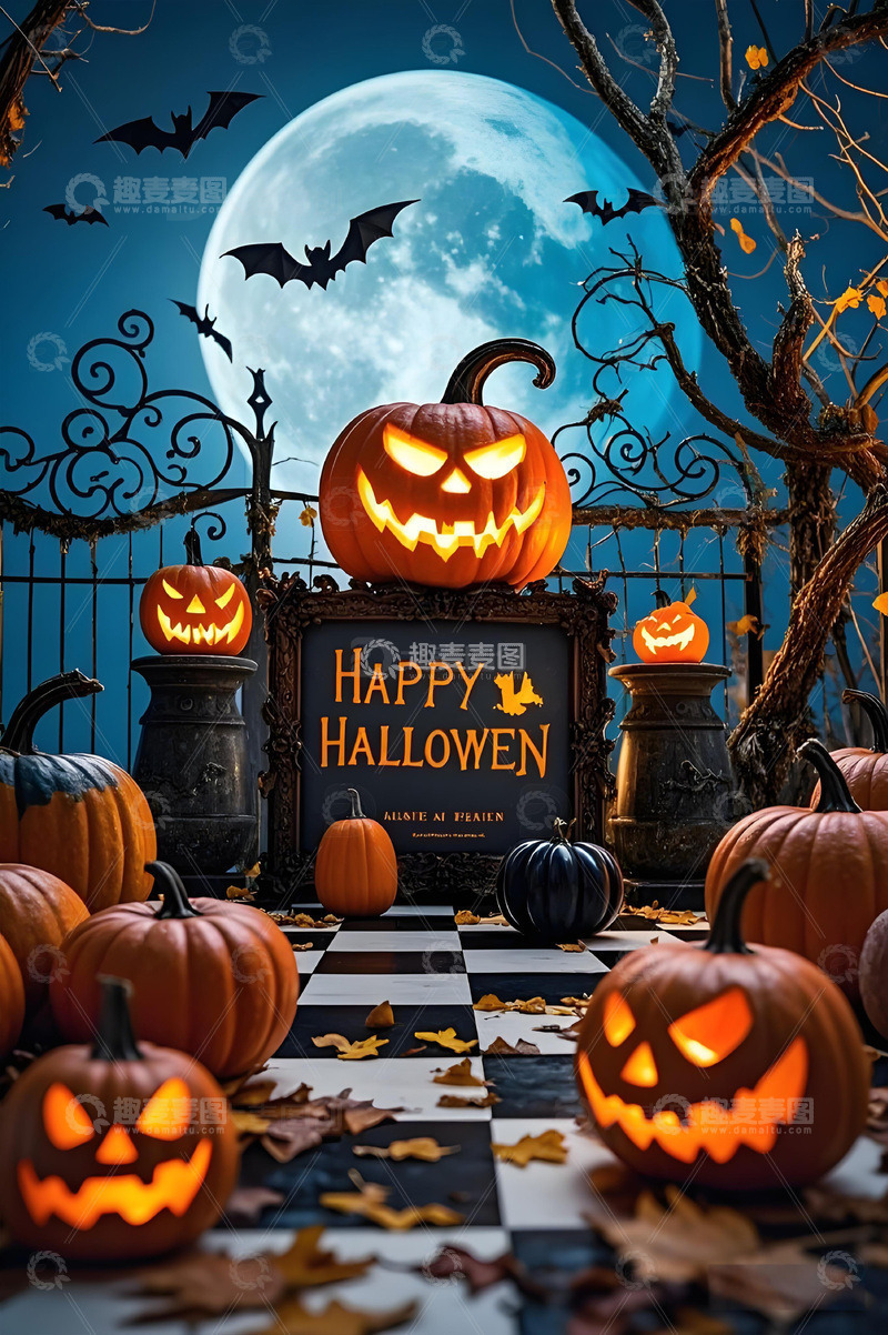 高清大图下载【趣麦麦图】万圣节节日AI摄影图4