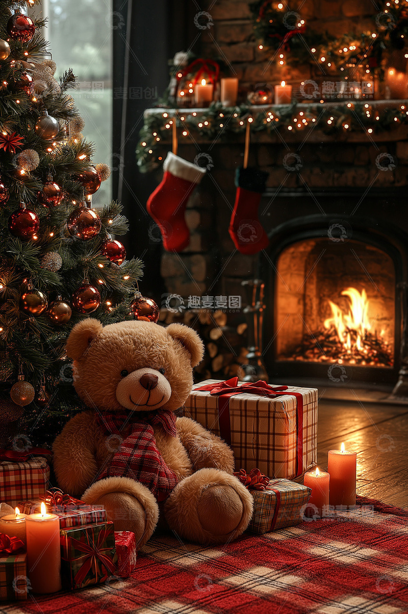 圣诞节室内摄影图1