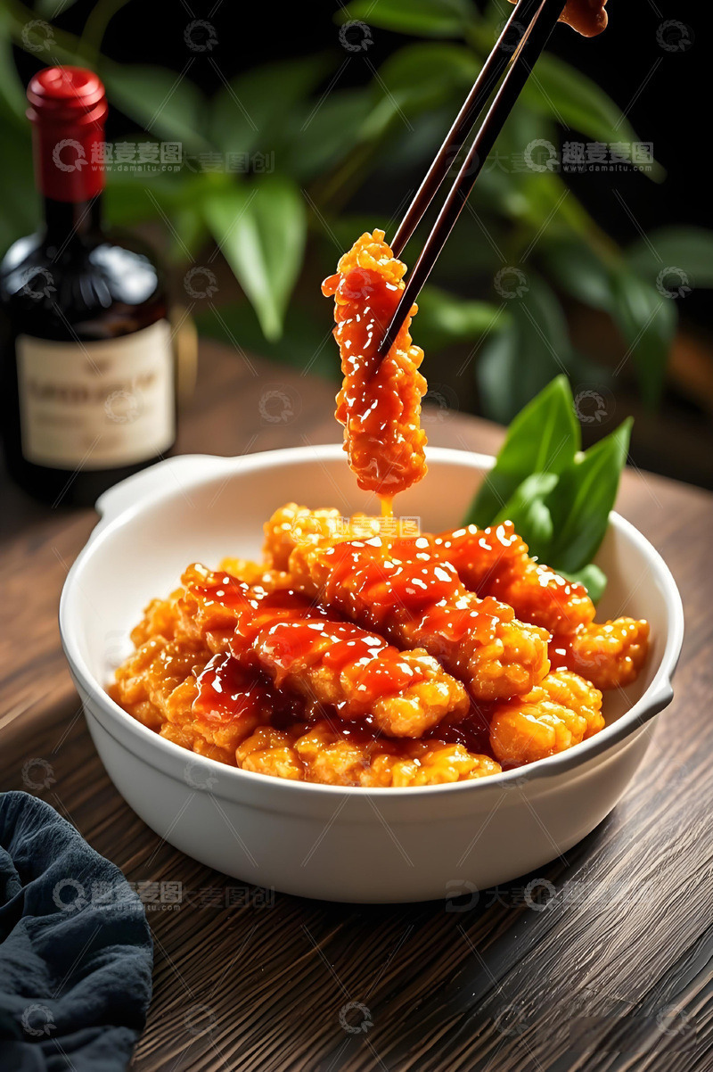 高清大图下载【趣麦麦图】美食摄影之糖醋里脊