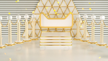 电商高级质感场景舞台背景