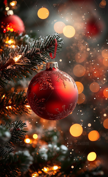 圣诞节装饰摄影图