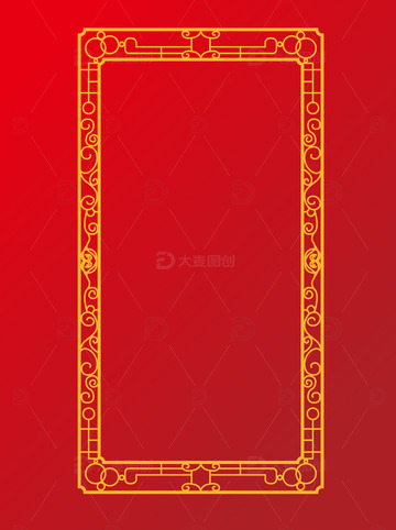 中式图案中国风边框素材