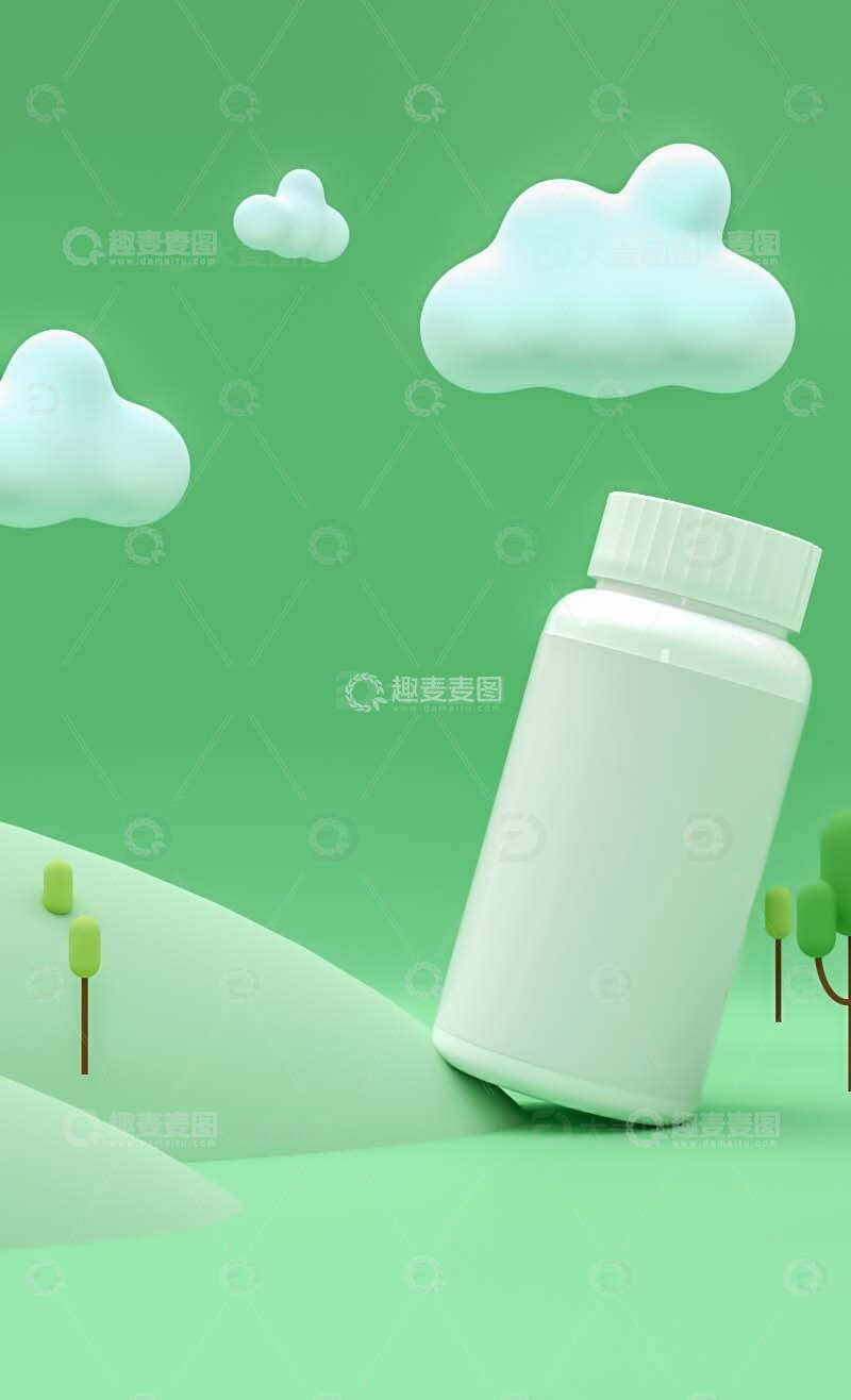 产品白膜场景图