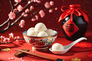 美食汤圆节日美食摄影