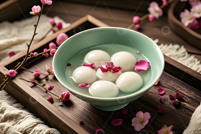 高清大图下载【趣麦麦图】玫瑰元宵摄影图