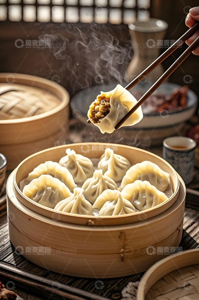 高清大图下载【趣麦麦图】美食冬至饺子摄影图2