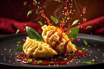 饺子广告摄影图2