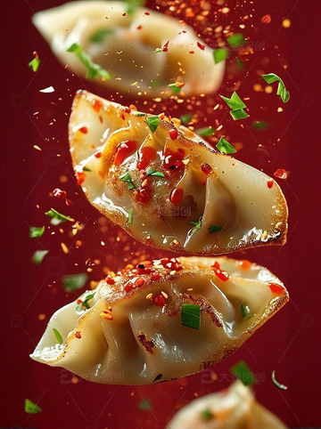 饺子广告摄影图