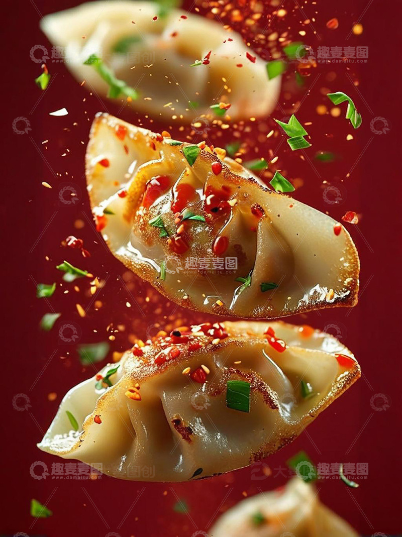 高清大图下载【趣麦麦图】饺子广告摄影图