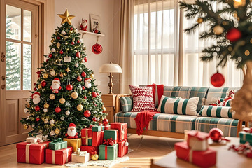 圣诞节室内摄影图2