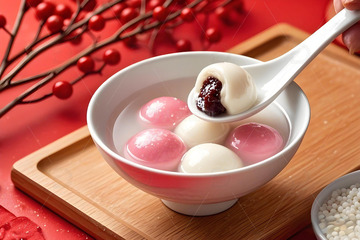 汤圆美食摄影图