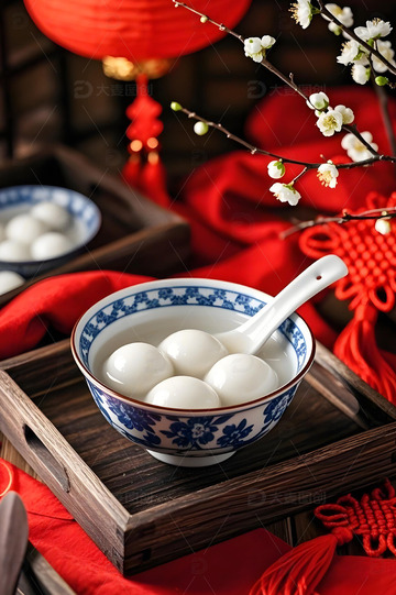 美食摄影元宵摄影图